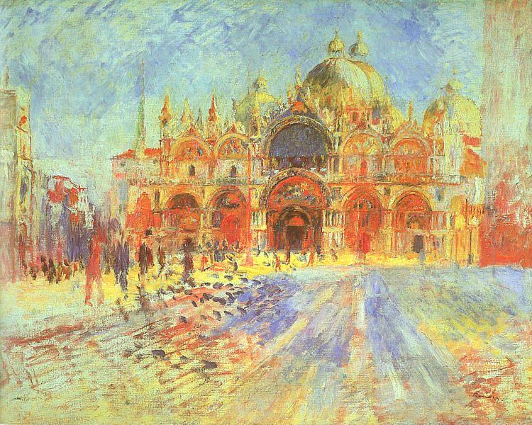 Pierre Renoir Venezia-Piazza San Marco